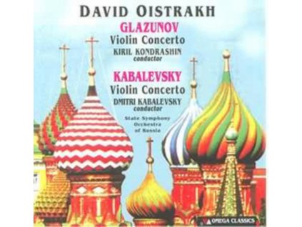 DAVID OISTRAKH - Kabalevsky. Glazunov Violin Concs & Gliere Romance (CD)