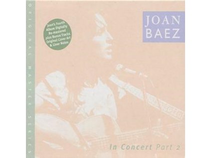 JOAN BAEZ - Joan Baez In Concert Part 2 (CD)