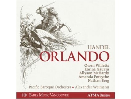 WILLETTS / GAUVIN / MCHARDY / FORSYTHE / BERG / WEIMANN - Handel: Orlando (CD)