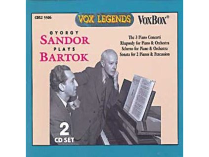 GYORGY SANDOR - Bartok / Piano Concertos 1-3 (CD)