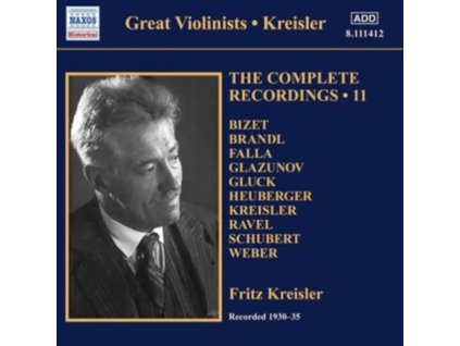 FRITZ KREISLER - Fritz Kreisler: The Complete Recordings / Vol. 11 (CD)