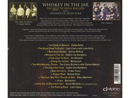 VARIOUS ARTISTS - Whiskey In The Jar - The Best Of Irish Ballads From Legends (CD)