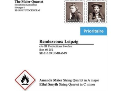 MAIER QUARTET - Renezvous: Leipzig - String Quartets By Amanda Maier & Ethel Smyth (CD)