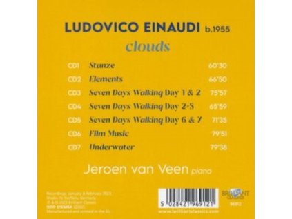 JEROEN VAN VEEN - Ludovico Einaudi: Clouds (CD)