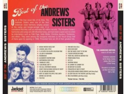 ANDREW SISTERS - The Very Best Of Andrew Sisters (CD)