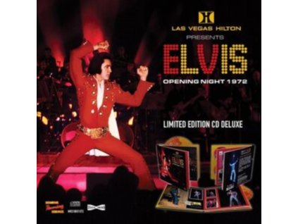 ELVIS PRESLEY - Las Vegas Hilton Presents Elvis - Opening Night 1972 (CD + Book)