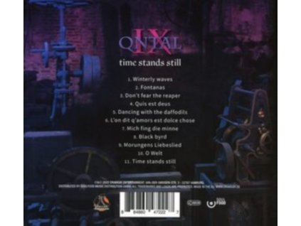 QNTAL - Ix - Time Stands Still (+Poster) (CD)