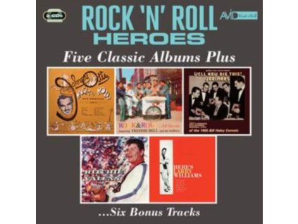 JOHNNY OTIS / FREDDIE BELL & THE BELL BOYS / THE JODIMARS / RITCHIE VALENS / LARRY WILLIAMS - Rock N Roll Heroes - Five Classic Albums Plus (CD)