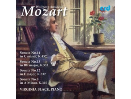 VIRGINIA BLACK - Wolfgang Amadeus Mozart: Piano Sonatas: Sonata No. 14 In Cminor / Sonata No. 13 In Bb Major / Sonata No. 12 In F Major / Sonata No. 8 In A Minor (CD)