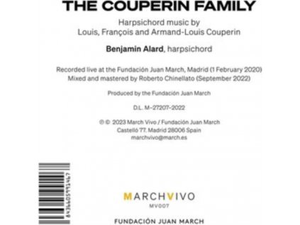 BENJAMIN ALARD - The Couperin Family (CD)