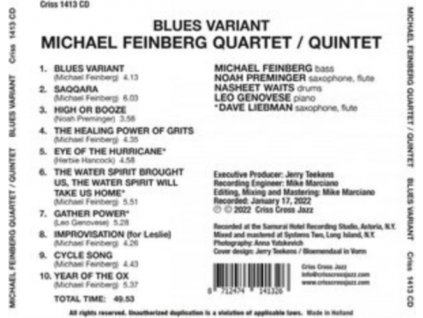 MICHAEL FEINBERG - Blues Variant (CD)