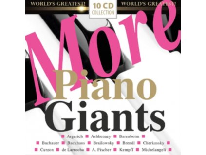 MARTHA ARGERICH / ALFRED BRENDEL / WILHELM KEMPFF / SHURA CHERKASSKY ETC. - More Piano Giants (CD)