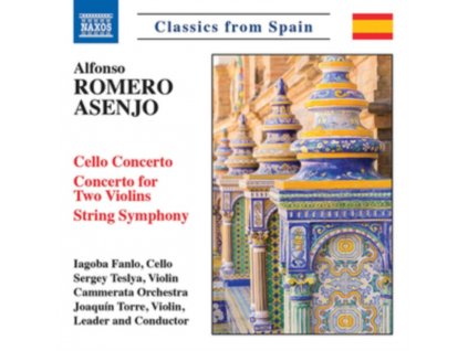 FANLO / CAMMERATA / TORRE - Alfonso Romero Asenjo: Cello Concerto. Concerto For Two Violins. String Symphony (CD)