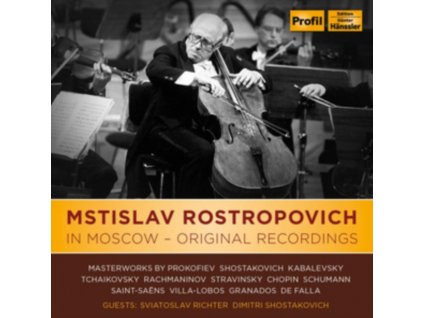 ROSTROPOVICH - Mstislav Rostropovich In Moscow: Original Recordings (CD)