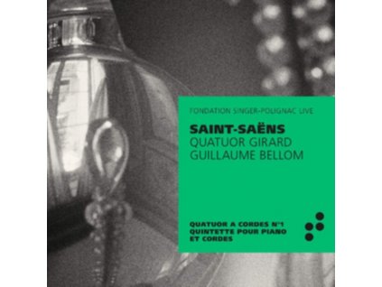 QUATUOR GIRARD / GUILLAUME BELLOM - Saint-Saens: String Quartet No. 1. Piano Quartet (CD)