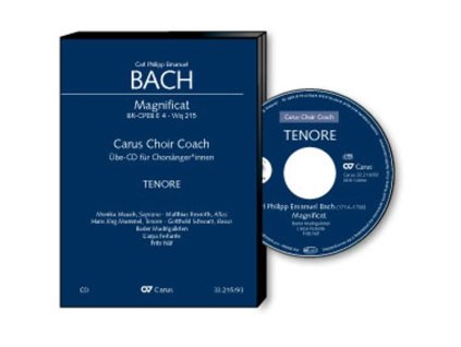 Carus Choir Coach - Carl Philipp Emanuel Bach: Magnificat Wq.215 (Tenor) (CD)
