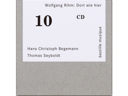 Wolfgang Rihm (1952-2024) - Lieder für Bariton & Klavier "Dort wie hier (CD)