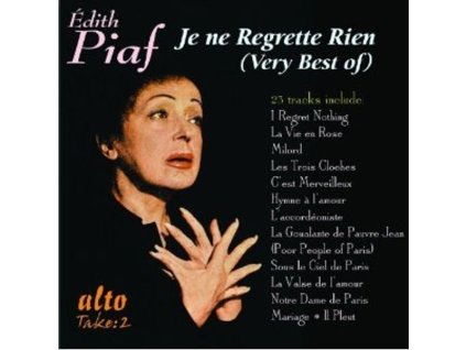 Edith Piaf (1915-1963) - Je Ne Regrette Rien: Very Best Of Edith Piaf (CD)