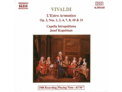 Antonio Vivaldi (1678-1741) - Concerti op.3 Nr.1,2,4,7,8,10,11 (CD)
