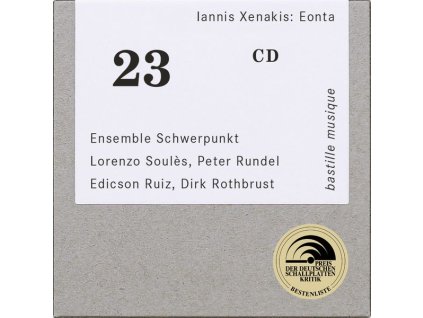 Iannis Xenakis (1922-2001) - Eonta für Klavier & 5 Blechbläser (CD)