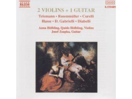 3393080 telemann georg philipp 2 violins 1 guitar cd