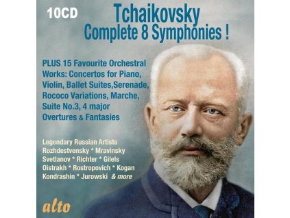 Peter Iljitsch Tschaikowsky (1840-1893) - Tschaikowsky-Collection (Complete 8 Symphonies!) (CD)