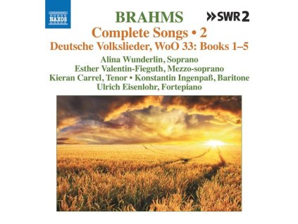 Johannes Brahms (1833-1897) - Sämtliche Lieder Vol.2 (Naxos-Edition) (CD)