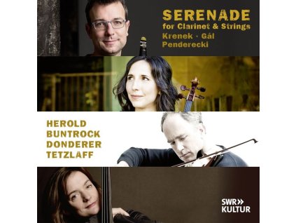 Ernst Krenek (1900-1991) - Serenade op.4 für Klarinette,Violine,Viola,Cello (CD)