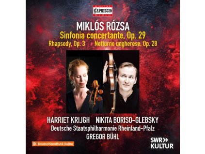 Miklós Rózsa (1907-1995) - Sinfonia concertante op.29 für Violine,Cello,Orchester (CD)