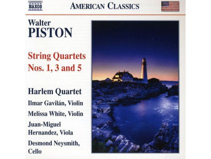 Walter Piston (1894-1976) - Streichquartette Nr.1,3,5 (CD)