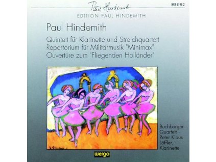 Paul Hindemith (1895-1963) - Quintett für Klarinette & Streichquartett (CD)