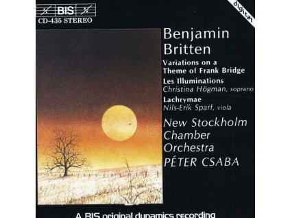 Benjamin Britten (1913-1976) - Variations on a Theme by Bridge op.10 (CD)
