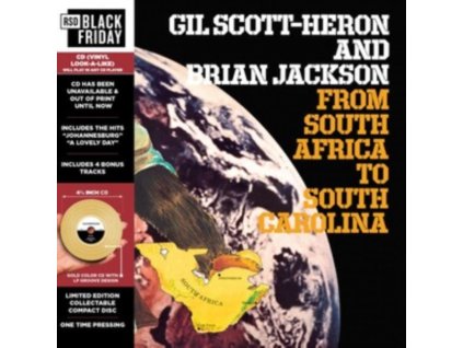 GIL SCOTT HERON & BRIAN JACKSON - From South Africa To South Carolina (Gold Polycarbonate Cd) (Black Friday 2024) (CD)