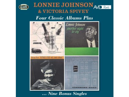 LONNIE JOHNSON / VICTORIA SPIVEY - Four Classic Albums Plus (CD)
