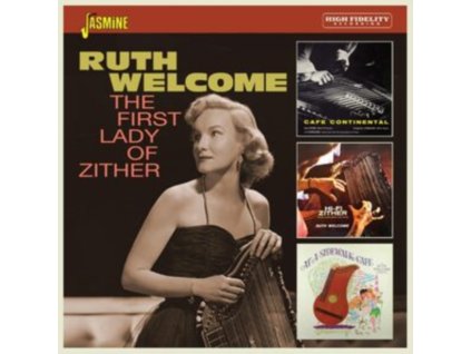 RUTH WELCOME - The First Lady Of Zither (3Lps Cafe Continental / Hi-Fi Zither / At A Sidewalk Cafe) (CD)