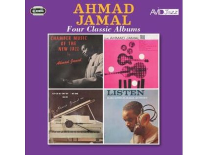AHMAD JAMAL - Four Classic Albums (Chamber Music Of The New Jazz / Ahmad Jamal Trio / Count Em 88 / Listen To The Ahmad Jamal Quintet) (CD)