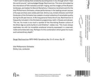 URAL PHILHARMONIC ORCHESTRA / DMITRY LISS - Rachmaninov: Symphony No. 2 (CD)