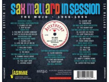 SAX MALLARD - In Session - The Mojo 1946-1954 (CD)