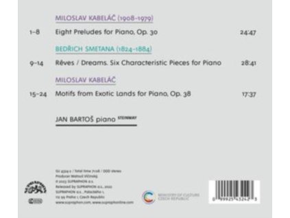 JAN BARTOS - Eight Preludes / Motifs From Exotic Lands (CD)