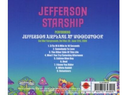 JEFFERSON STARSHIP - Jefferson Airplane At Woodstock (CD)