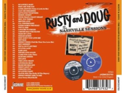 RUSTY & DOUG KERSHAW - The Nashville Sessions 1955-62 (CD)
