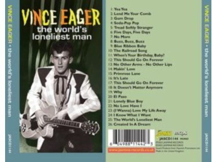 VINCE EAGER - The Worlds Loneliest Man (CD)