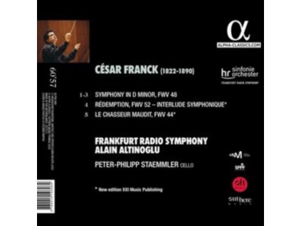 ALAIN ALTINOGLU / FRANKFURT RADIO SYMPHONY - Franck: Symphony In D Minor - Redemption - Le Chasseur Maudit (CD)