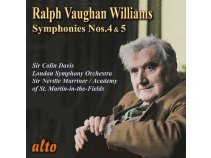 SIR COLIN DAVIS LONDON SYMPHONY ORCHESTRA SIR NEVILLE MARRINER ACADEMY OF ST. MARTIN-IN-THE-FIELDS - Vaughan Williams: Symphonies Nos.4 & 5 (CD)