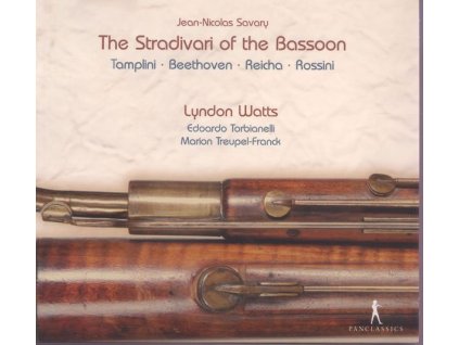 Lyndon Watts - Jean-Nicolas Savary, the Stradivari of the Bassoon (CD)