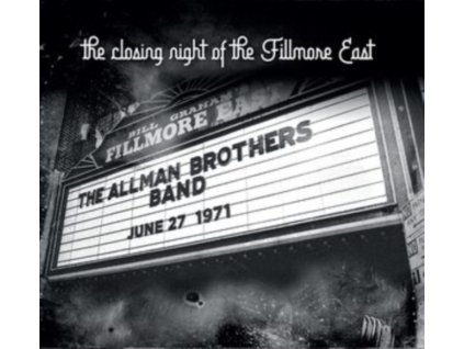 ALLMAN BROTHERS - Closing Night At The Fillmore East (CD)