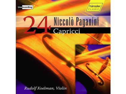 Niccolo Paganini (1782-1840) - Capricen op.1 Nr.1-24 für Violine solo (CD)