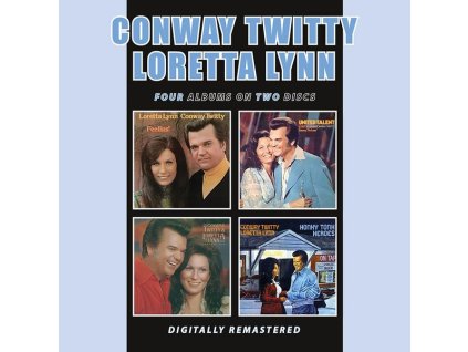 Conway Twitty & Loretta Lynn - Four Albums On Two Discs (1975 - 1978) (CD)