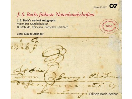 Johann Sebastian Bach (1685-1750) - Weimarer Orgeltabulatur (CD)
