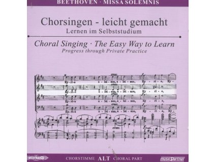 Chorsingen leicht gemacht - Ludwig van Beethoven: Missa Solemnis op. 123 (Alt) (CD)